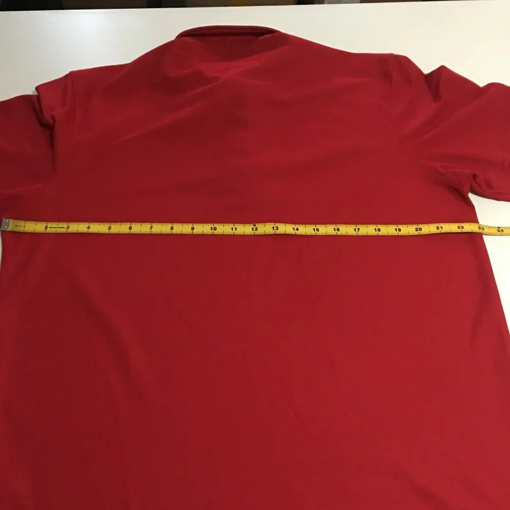 Chick-Fil-A Polo Shirt Team Mens Large Red Uniform Employee